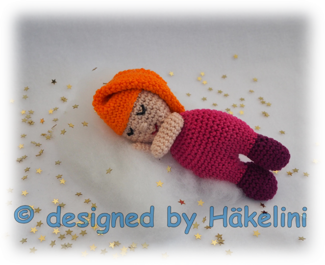 Schmusepüppchen „Schlummerle“, Häkelanleitung von Häkelini