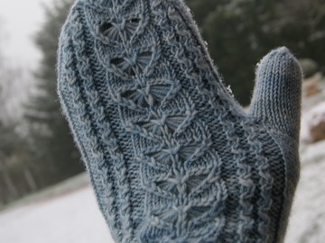 Anleitung Handschuhe/ Fäustlinge (gefüttert) - Wechseltrick "Winterherz"