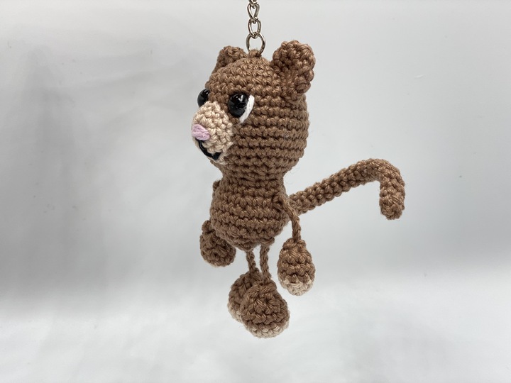 Häkelanleitung - Schlüsselanhänger Affe