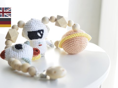 Stellar Kinderwagenkette Häkelanleitung