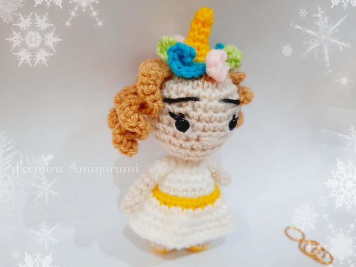 Crochet pattern Unicorn girl PDF English Deutsch Dutch Ternura Amigurumi