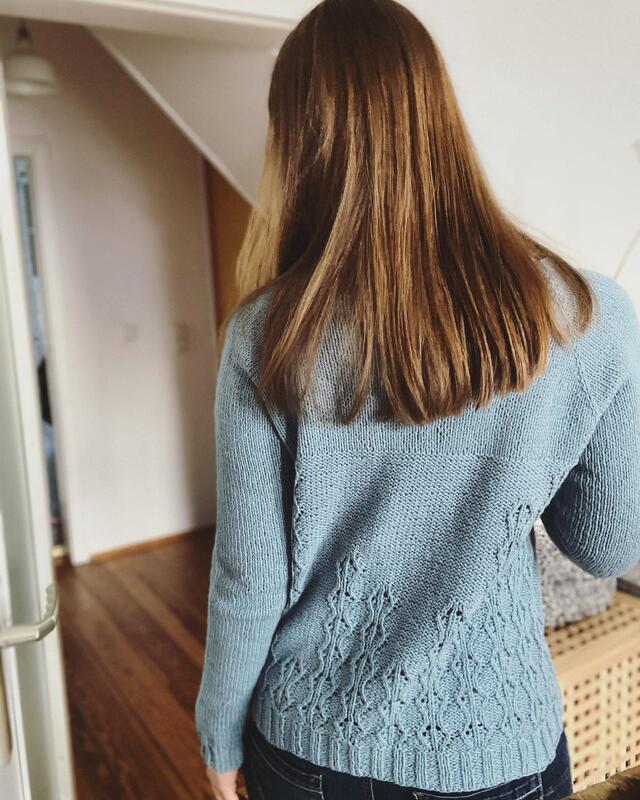 Knitting Pattern Hidden Pi Cardigan