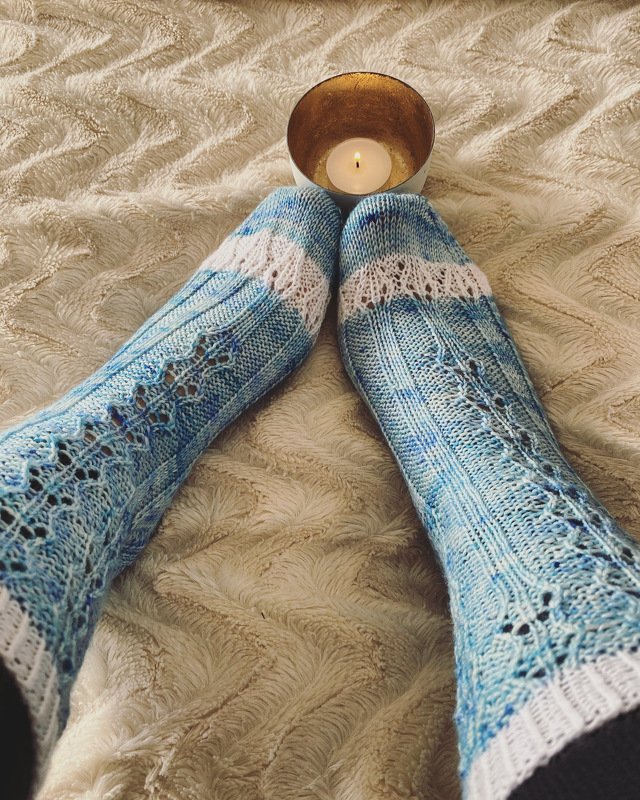 Socken "Hidden Pi" - Strickanleitung