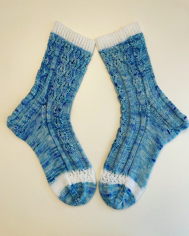 Hidden Pi Socks - knitting pattern - Image 3