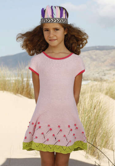 Strickanleitung: Kinderkleid Belina