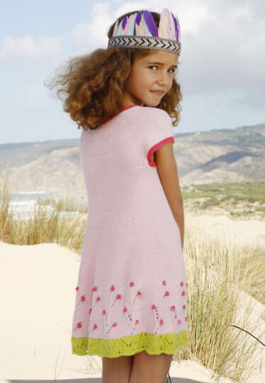 Strickanleitung: Kinderkleid Belina