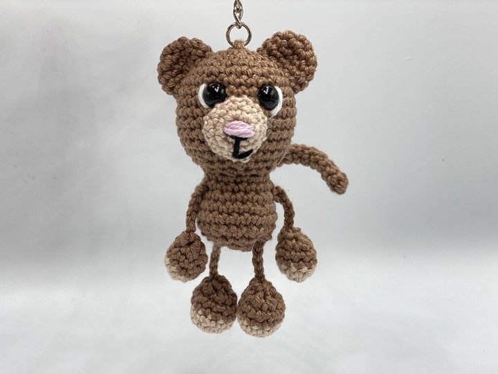 Häkelanleitung - Schlüsselanhänger Affe und Hase