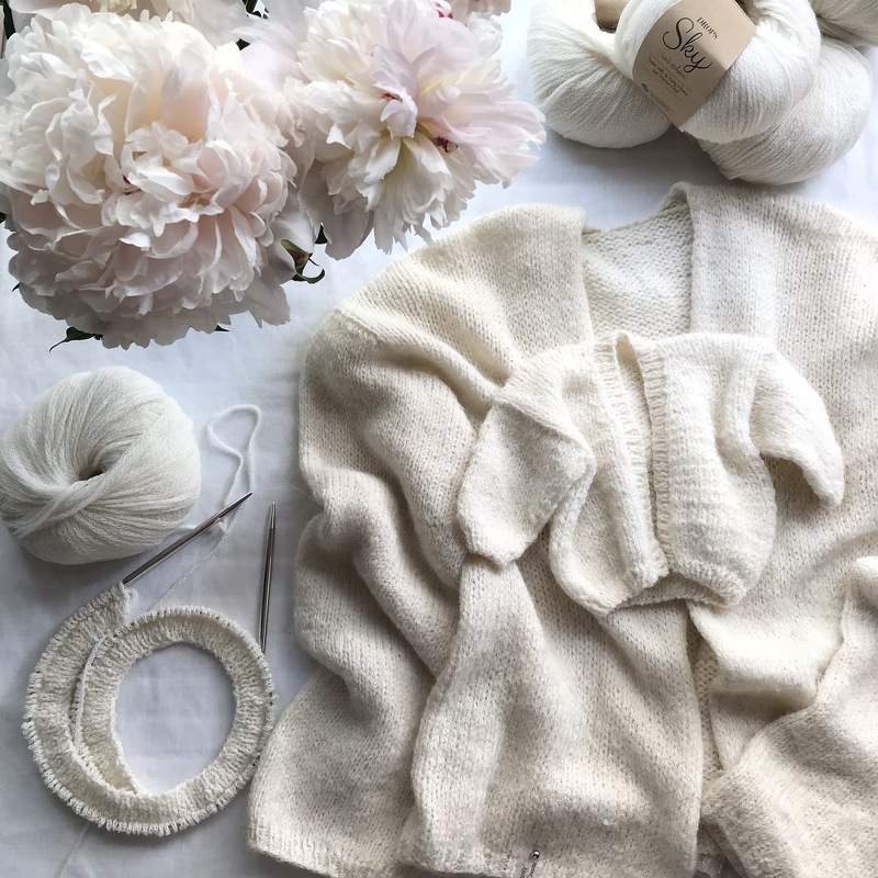 Anleitung „Sky Baby-Cardigan“