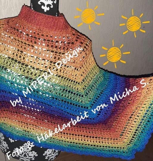 Anleitung Poncho „Poscidion“