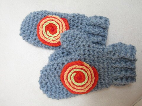 Anleitung Kinderhandschuhe Wintersonne Gr. 3 (5-6 Jahre)