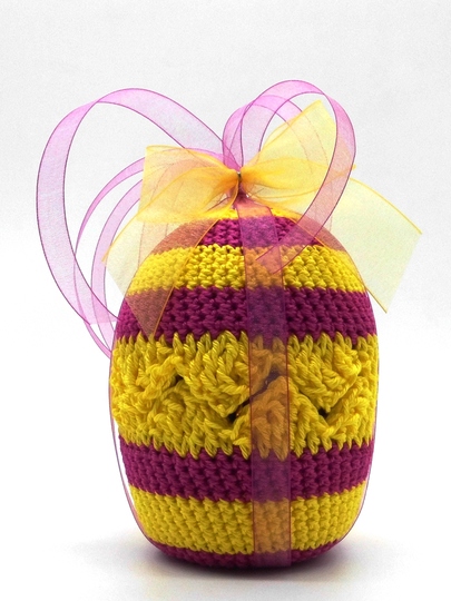 Osterei zum Füllen - super einfach und schnell - aus Wollresten