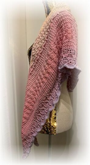 Häkelanleitung großes dichtes Dreieckstuch Viola