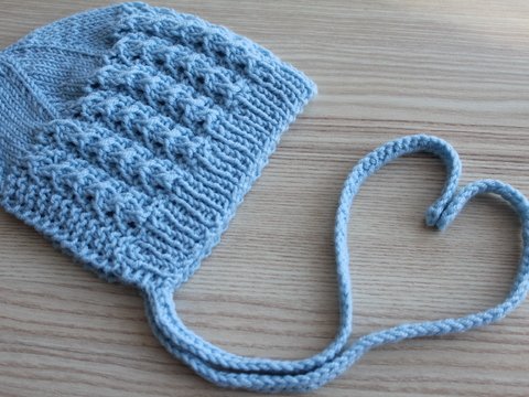 "Ajour" Babymütze stricken PDF-Anleitung