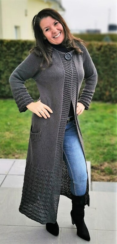 Strickmantel "WIZARD" Anleitung für alle Größen - Bild 6