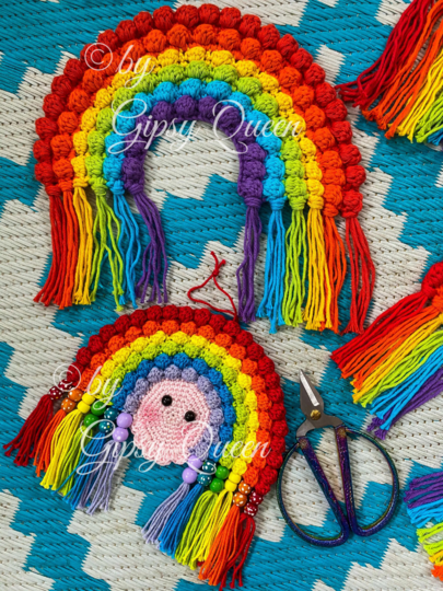 Häkelanleitung Regenbogen