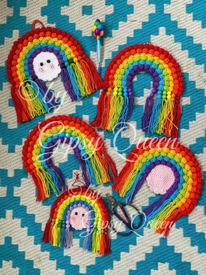 Häkelanleitung Regenbogen