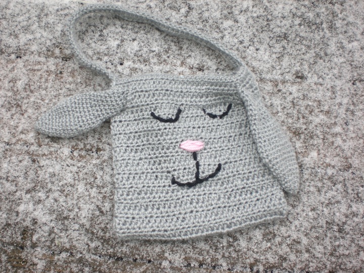 Häkelanleitung Osterhasentasche