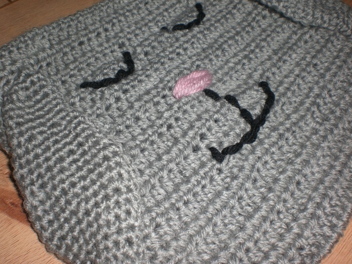 Häkelanleitung Osterhasentasche