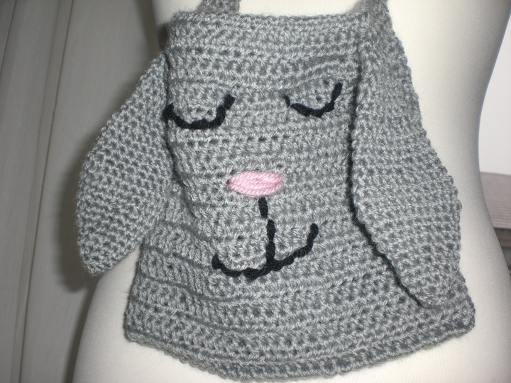 Häkelanleitung Osterhasentasche