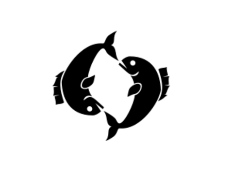 Plotterdatei "Sternzeichen Fische"