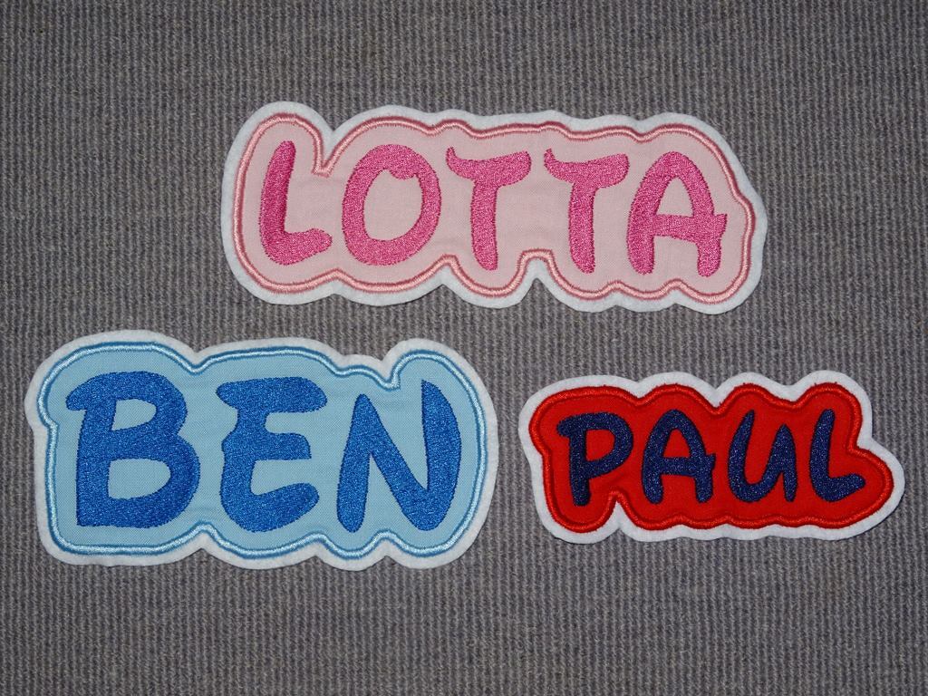 Buchstaben Zahlen in 3cm 4cm und 5cm Stickdatei - Bild 6