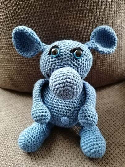 Häkelanleitung Kleines Monster "Kugelrund"