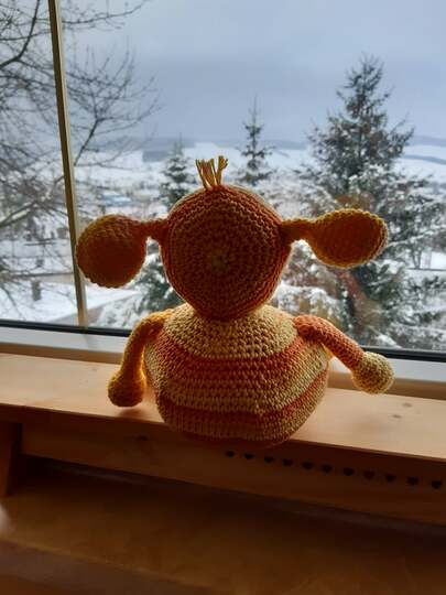 Häkelanleitung Kleines Monster "Kugelrund"