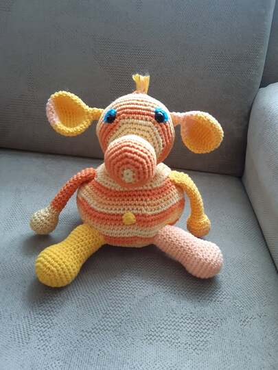 Häkelanleitung Kleines Monster "Kugelrund"