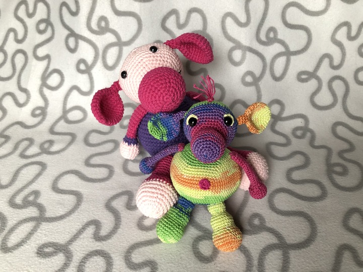 Häkelanleitung Kleines Monster "Kugelrund"