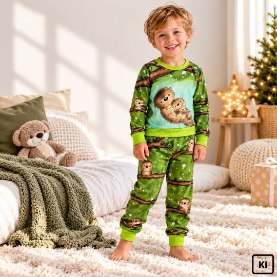 Pattern Children's Pyjamas Anna + Rüdiger for sewing beginners