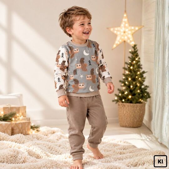 Pattern Children's Pyjamas Anna + Rüdiger for sewing beginners