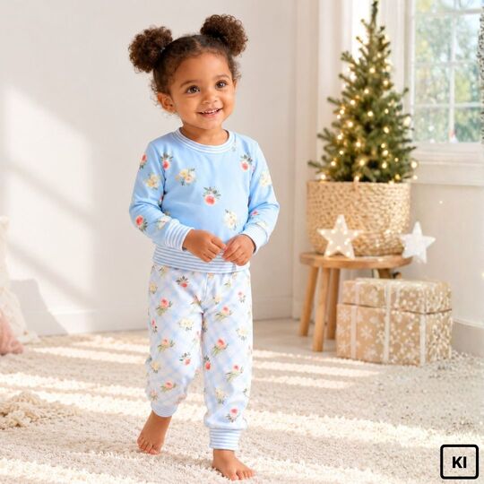 Schnittmuster Kinder Pyjama Anna + Rüdiger für Nähanfänger