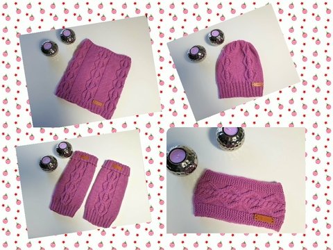 179 Sparset mit 4 Anleitungen Beinstulpen Schlauchschal Stirnband Beanie