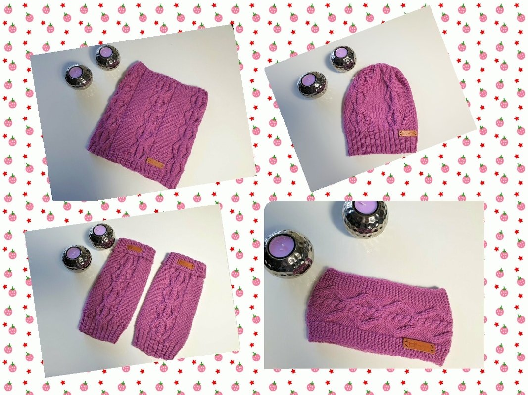 179 Sparset mit 4 Anleitungen Beinstulpen Schlauchschal Stirnband Beanie