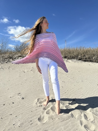 Anleitung Ruck-Zuck-Poncho für jeden Anlass