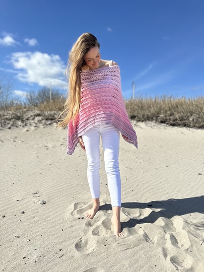 Anleitung Ruck-Zuck-Poncho für jeden Anlass