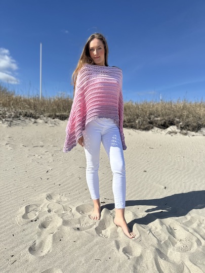 Anleitung Ruck-Zuck-Poncho für jeden Anlass