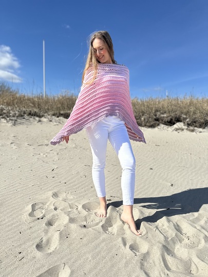 Anleitung Ruck-Zuck-Poncho für jeden Anlass