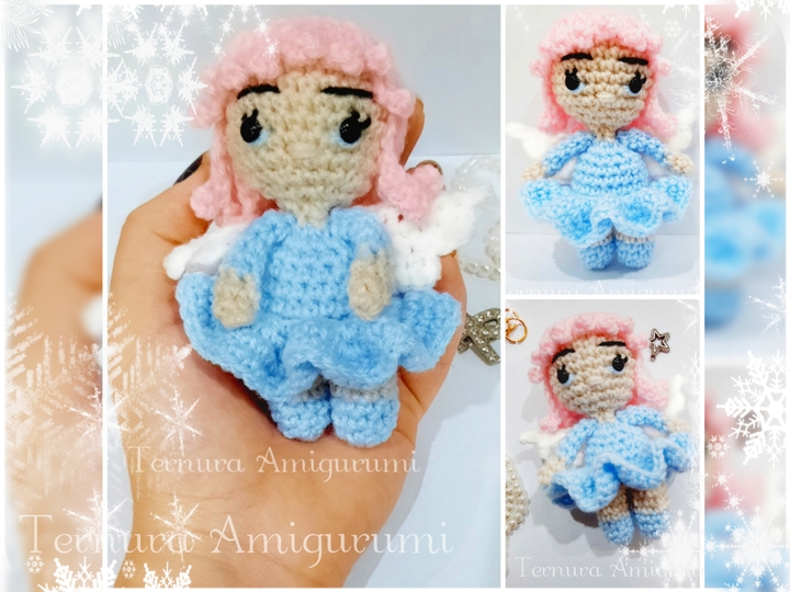 Häkelanleitung Fee Mädchen PDF Ternura Amigurumi English Deutsch Dutch