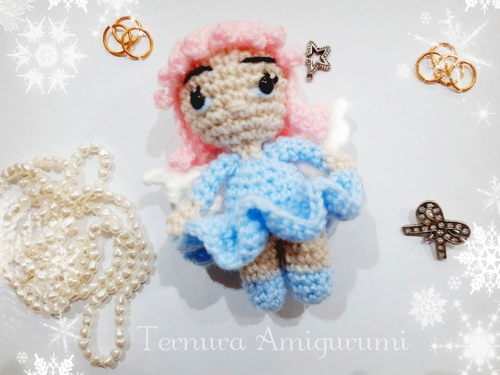 Crochet pattern Fairy girl PDF Ternura Amigurumi English Deutsch Dutch