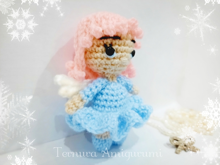 Häkelanleitung Fee Mädchen PDF Ternura Amigurumi English Deutsch Dutch
