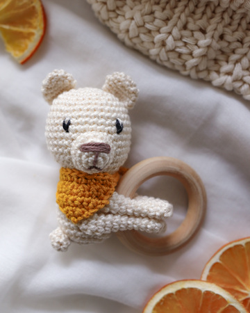 3 in 1 crochet pattern rattle crew | deer, bunny, bear