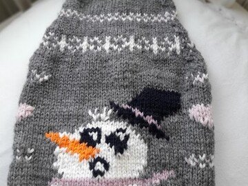 Strickanleitung Zipfelmütze Schneemann