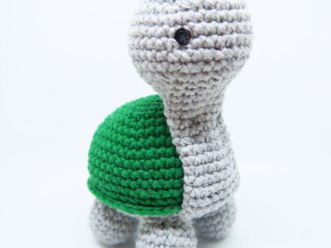Große Schildkröten Rassel - Amigurumi - Häkelanleitung