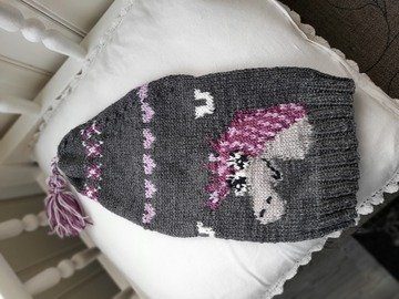 Strickanleitung Zipfelmütze Pferd