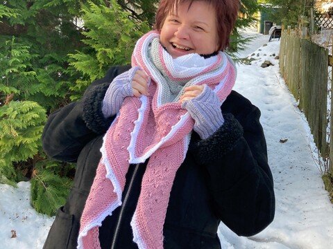 Dreiecktuch "Ein Wintertraum"