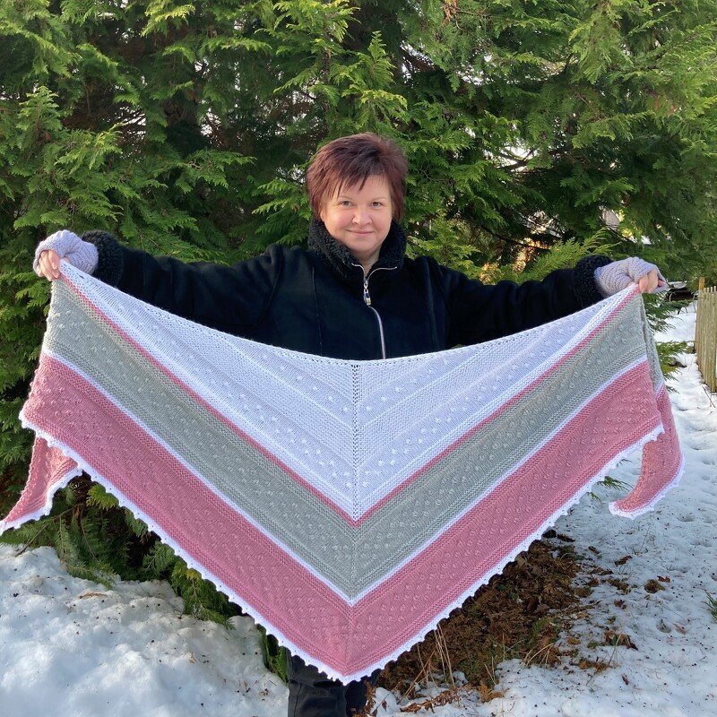 Dreiecktuch "Ein Wintertraum" - Bild 2