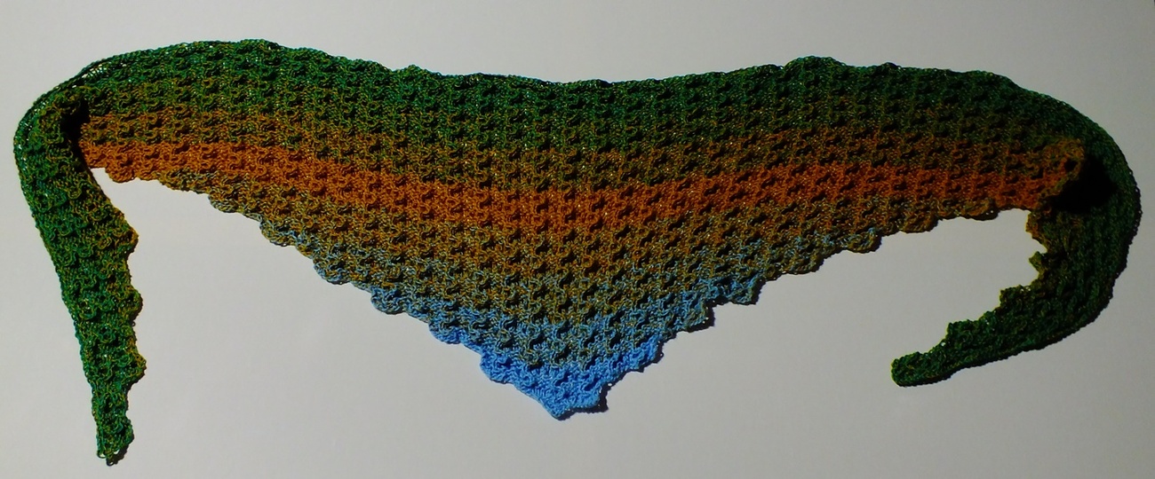 Sparset / 2 Strickanleitungen Halstücher Gnomilaya Wellenzeit 2