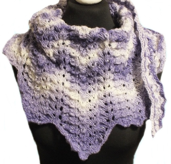 Sparset / 2 Strickanleitungen Halstücher Gnomilaya Wellenzeit 2