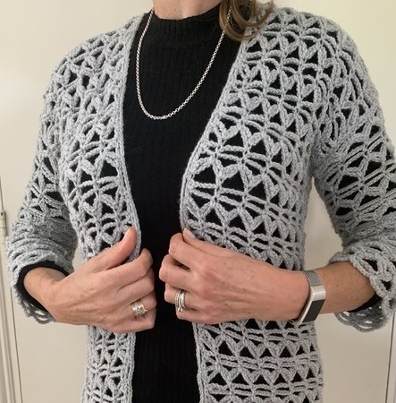 Pattern Caught in Triangles Cardigan